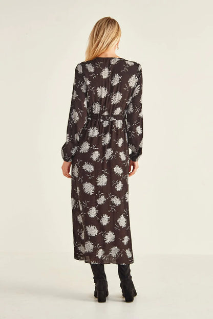 Lemon Tree | Sandra Dress Black Print