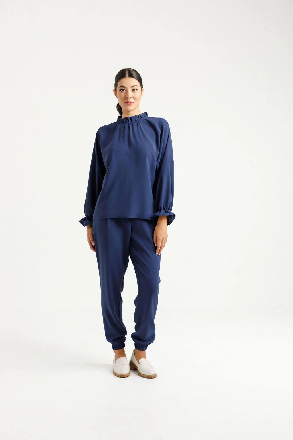 Homelee | Flynn Top - Indigo Blue