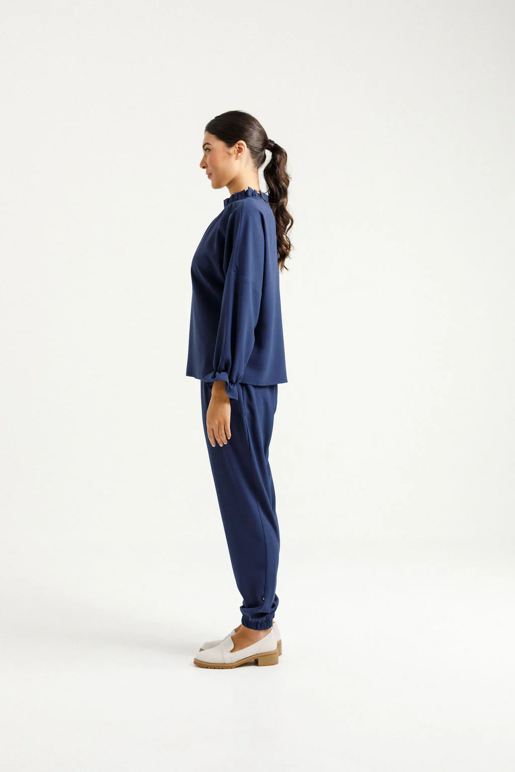 Homelee | Flynn Top - Indigo Blue