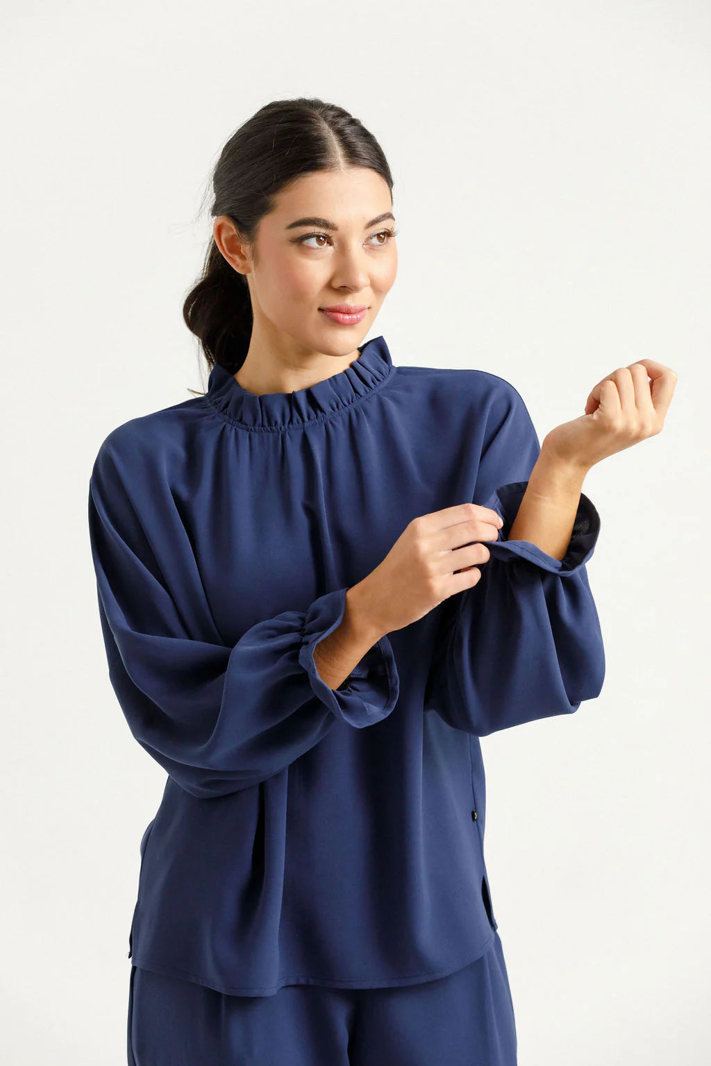 Homelee | Flynn Top - Indigo Blue