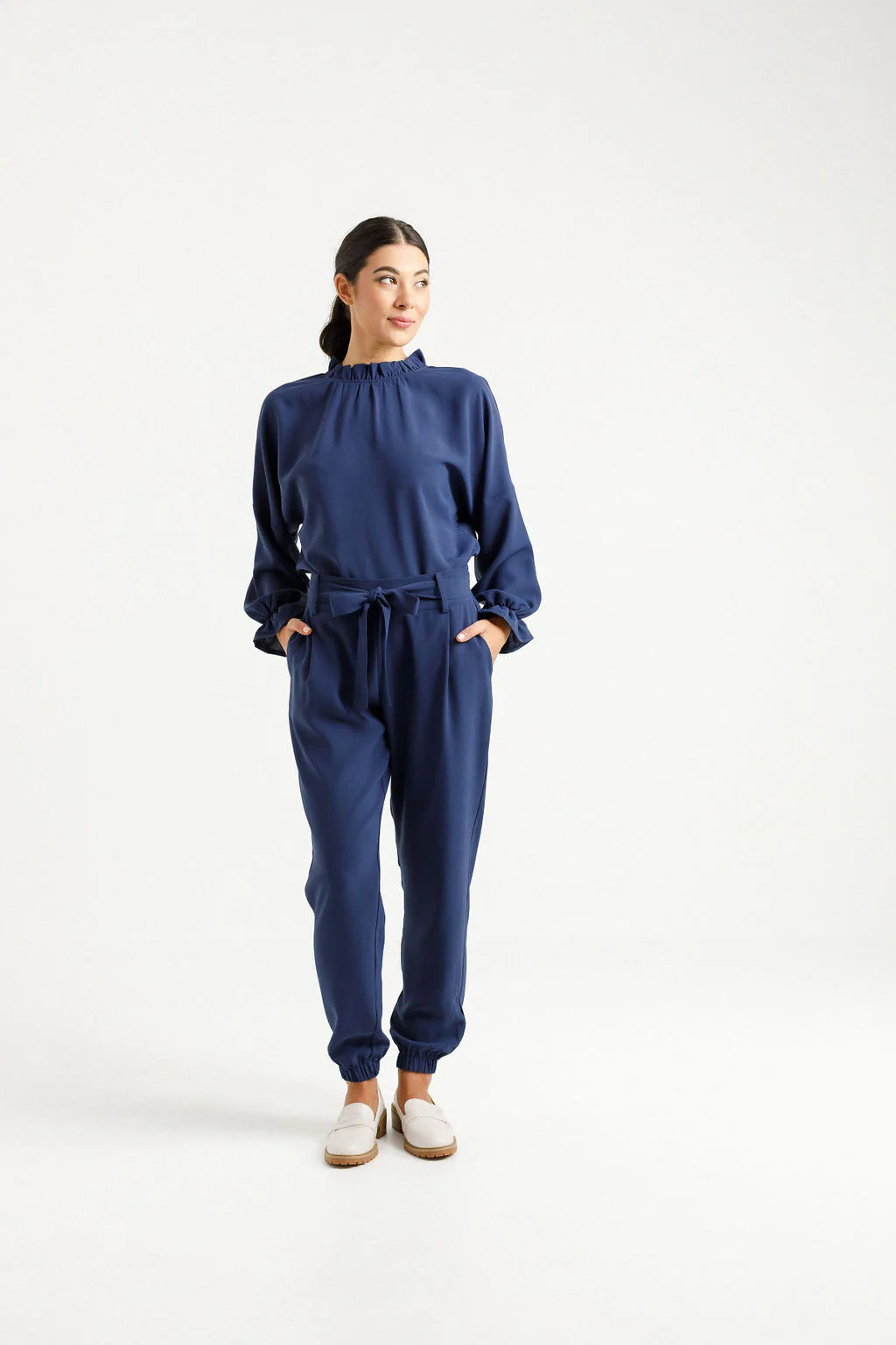 Homelee | Flynn Top - Indigo Blue