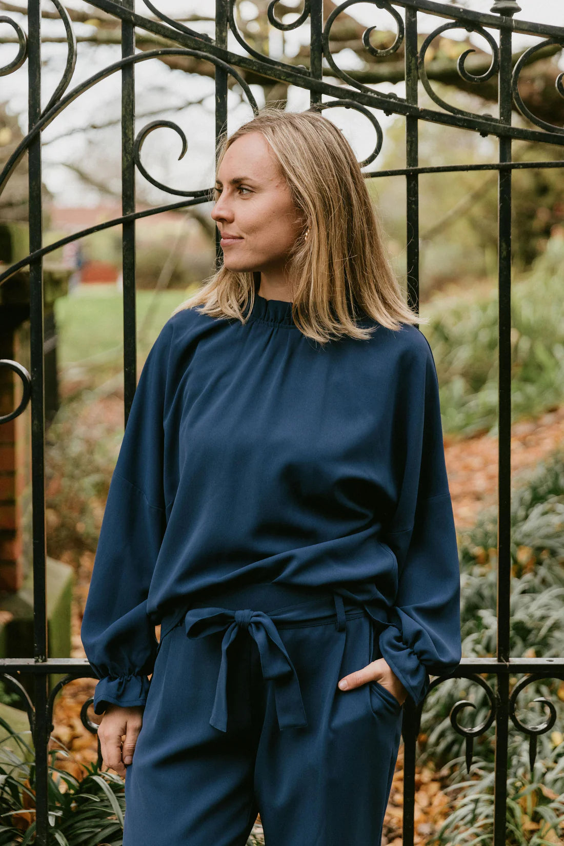 Homelee | Flynn Top - Indigo Blue