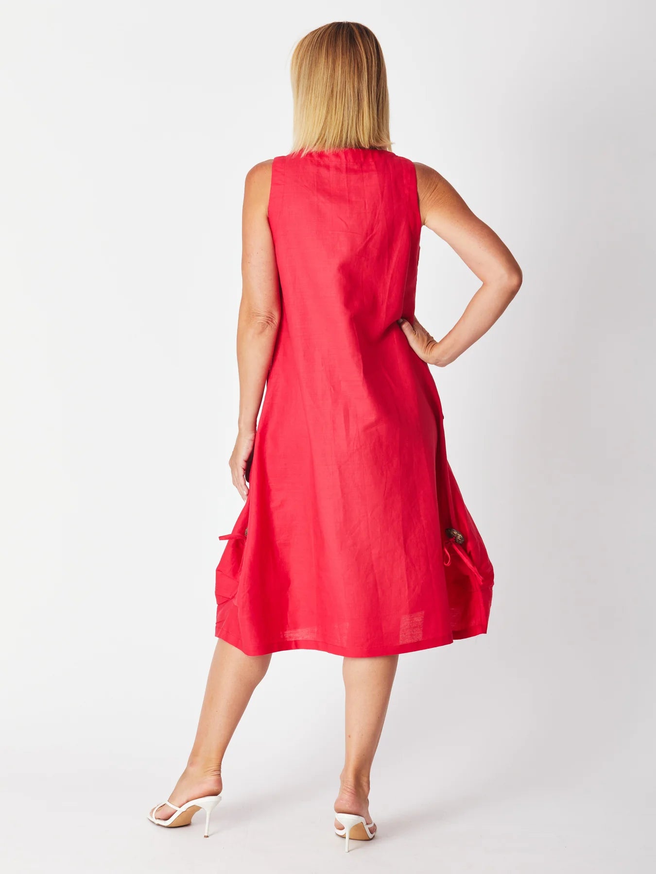 Cordelia St - Raelyn Easy Dress | Fuchsia