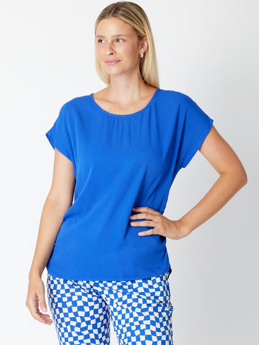 Luna Sky | Relaxed Top - Cobalt