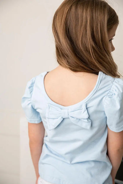 Cracked Soda - Rebecca Bow Top | Blue