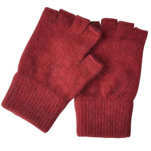 Norsewear - Possum Fingerless Gloves | Berry