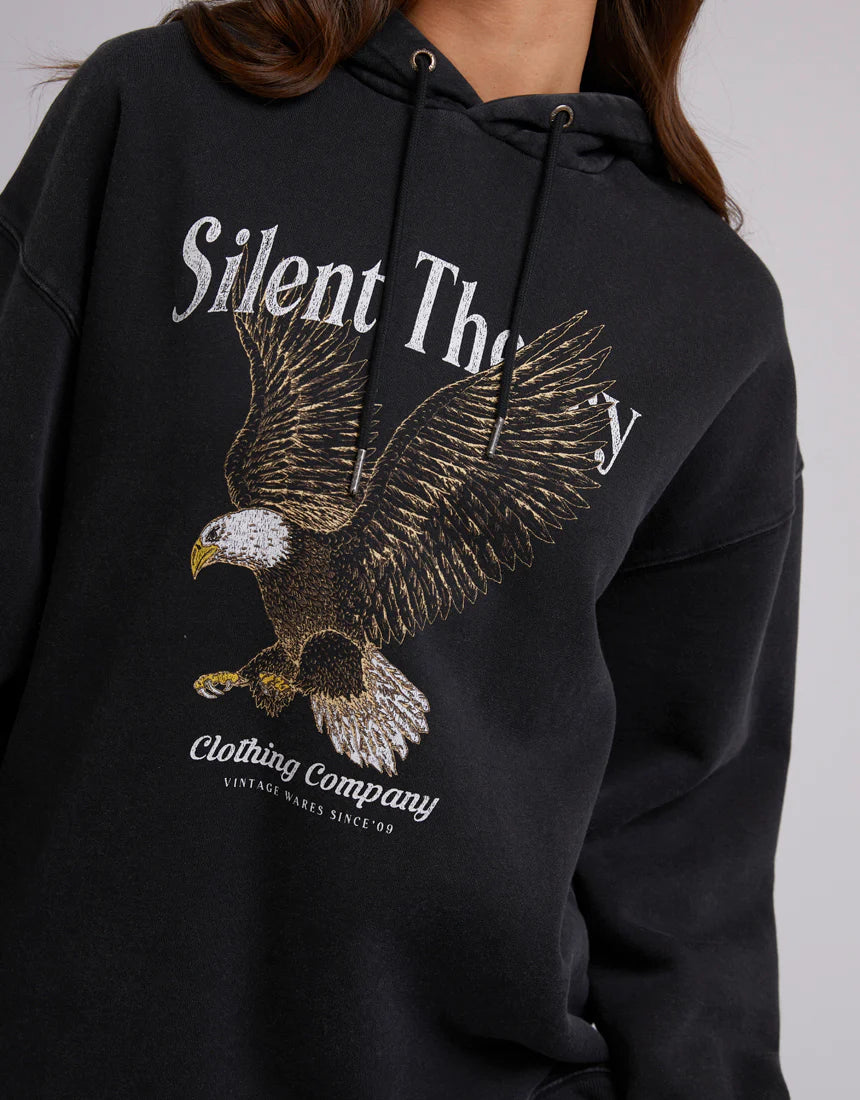 Silent Theory | Fearless Fly Hoody - Washed Black – Style358