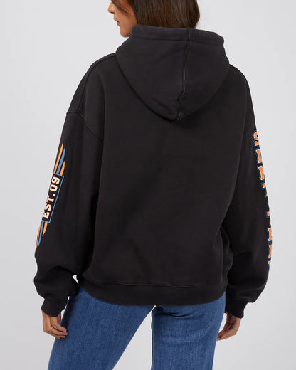 Silent Theory | West Coast Hoodie- Washed Black