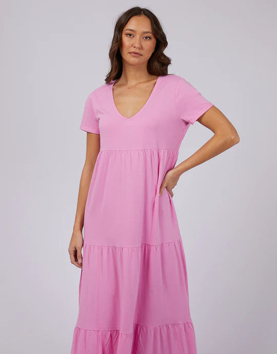 Silent Theory - Lola Tiered Dress | Pink