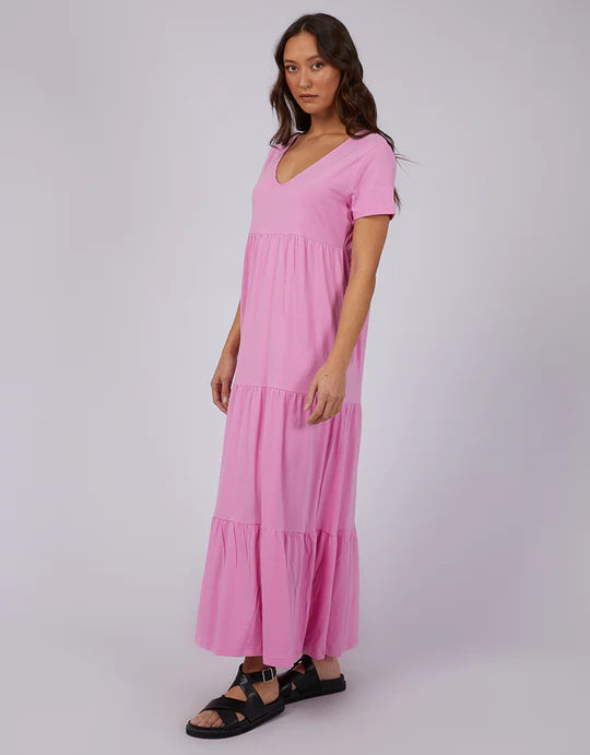 Silent Theory - Lola Tiered Dress | Pink