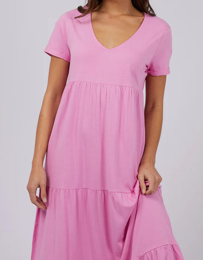 Silent Theory - Lola Tiered Dress | Pink