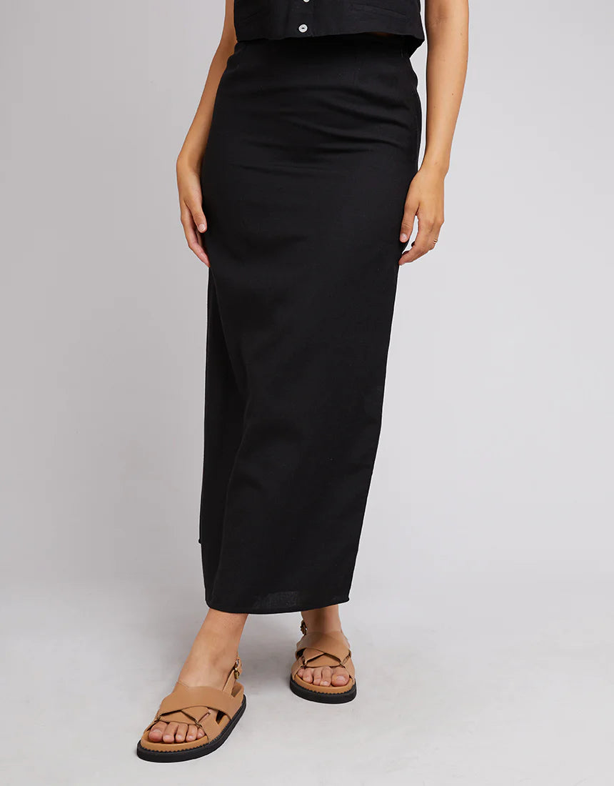 Allabouteve - Natalia Maxi Skirt | Black – Style358