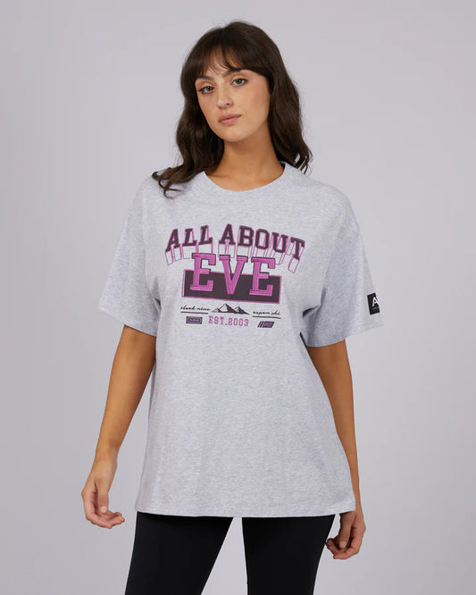 allabouteve | Snow Peaks Oversized Tee - Grey Marle