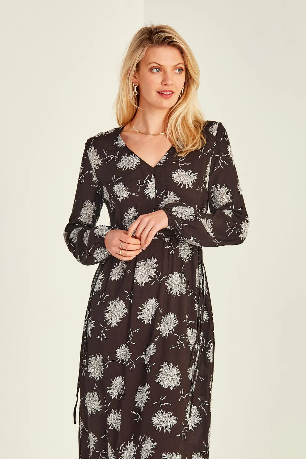 Lemon Tree | Sandra Dress Black Print