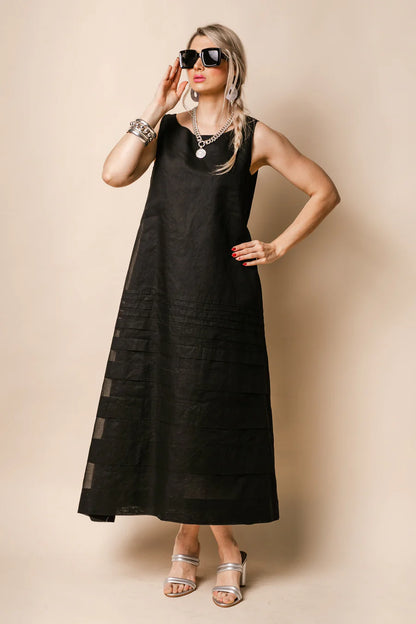 Imagine Fashion | Molly Organza Dress - Onyx