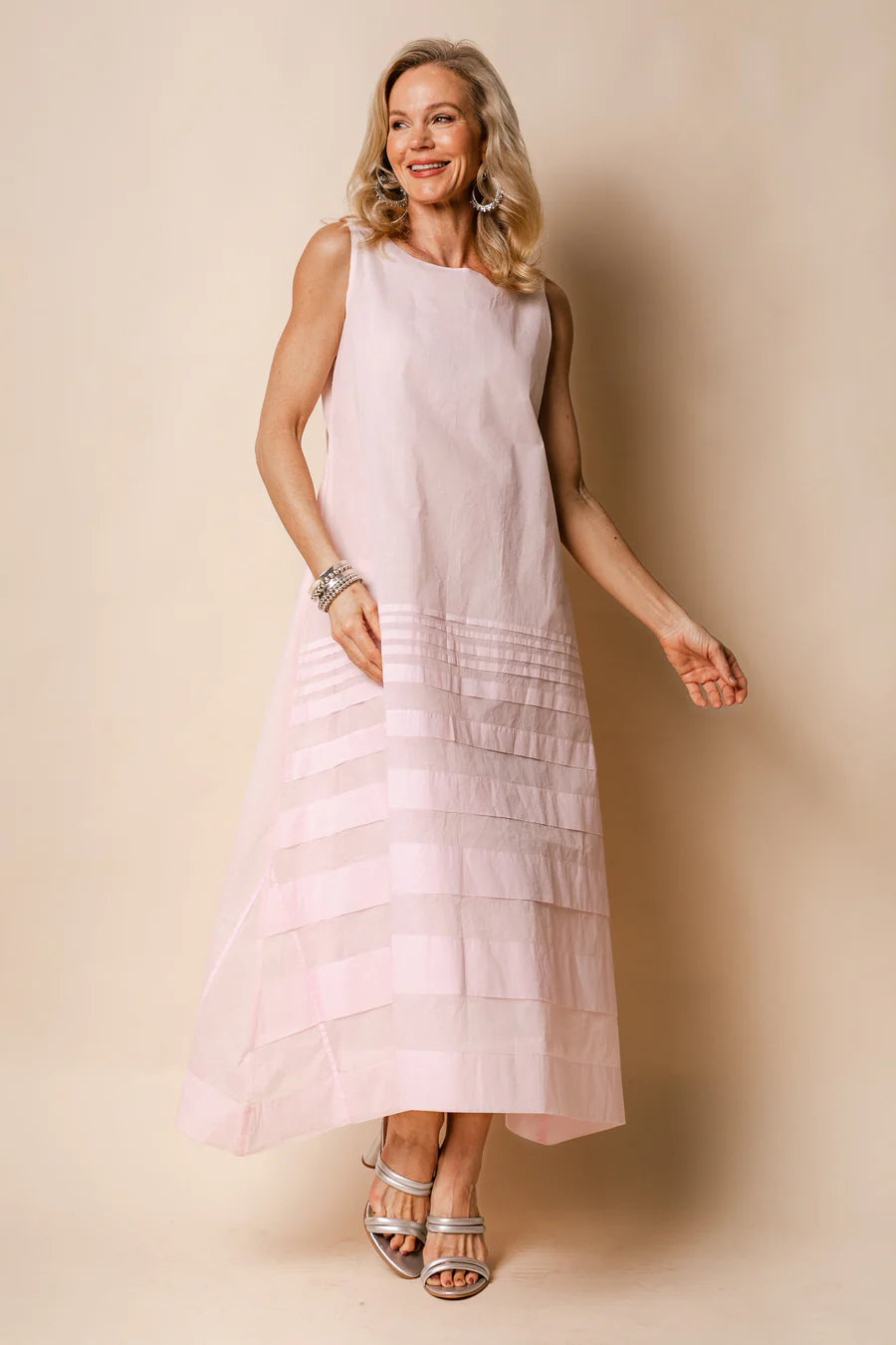 Imagine Fashion | Molly Organza Dress - Blush