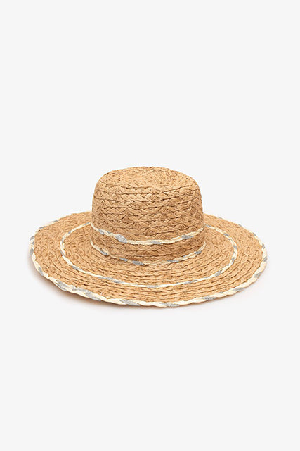 Antler - Woven Sunhat | Natural & Silver