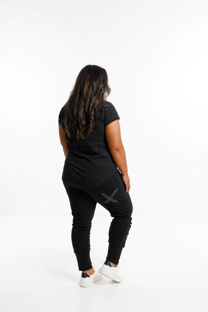 Home Lee - Apartment Pant Black with Matte Black X