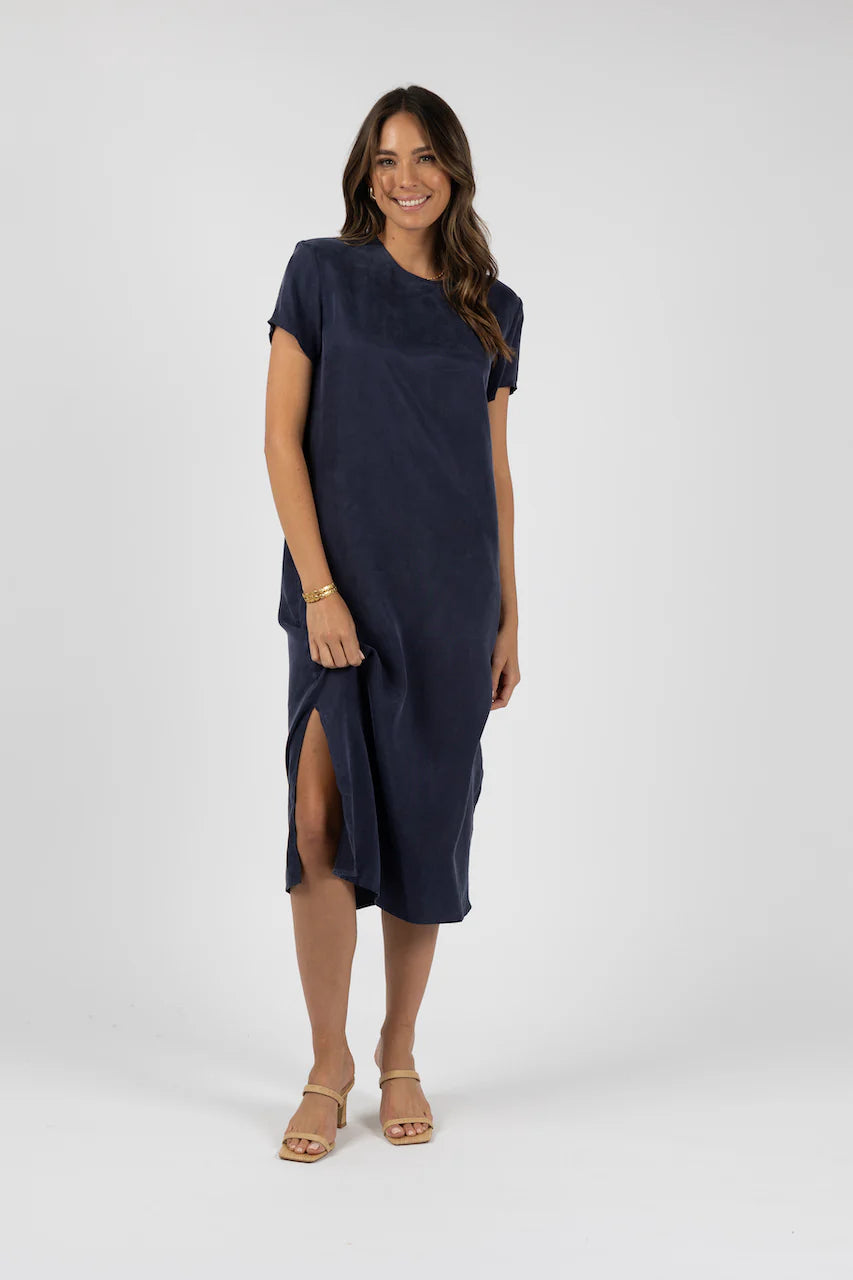 Humidity | Milano Tee Dress - Navy