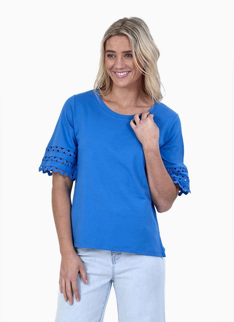 KNEWE - Vida Tee - Sapphire