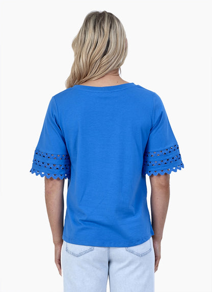 KNEWE - Vida Tee - Sapphire