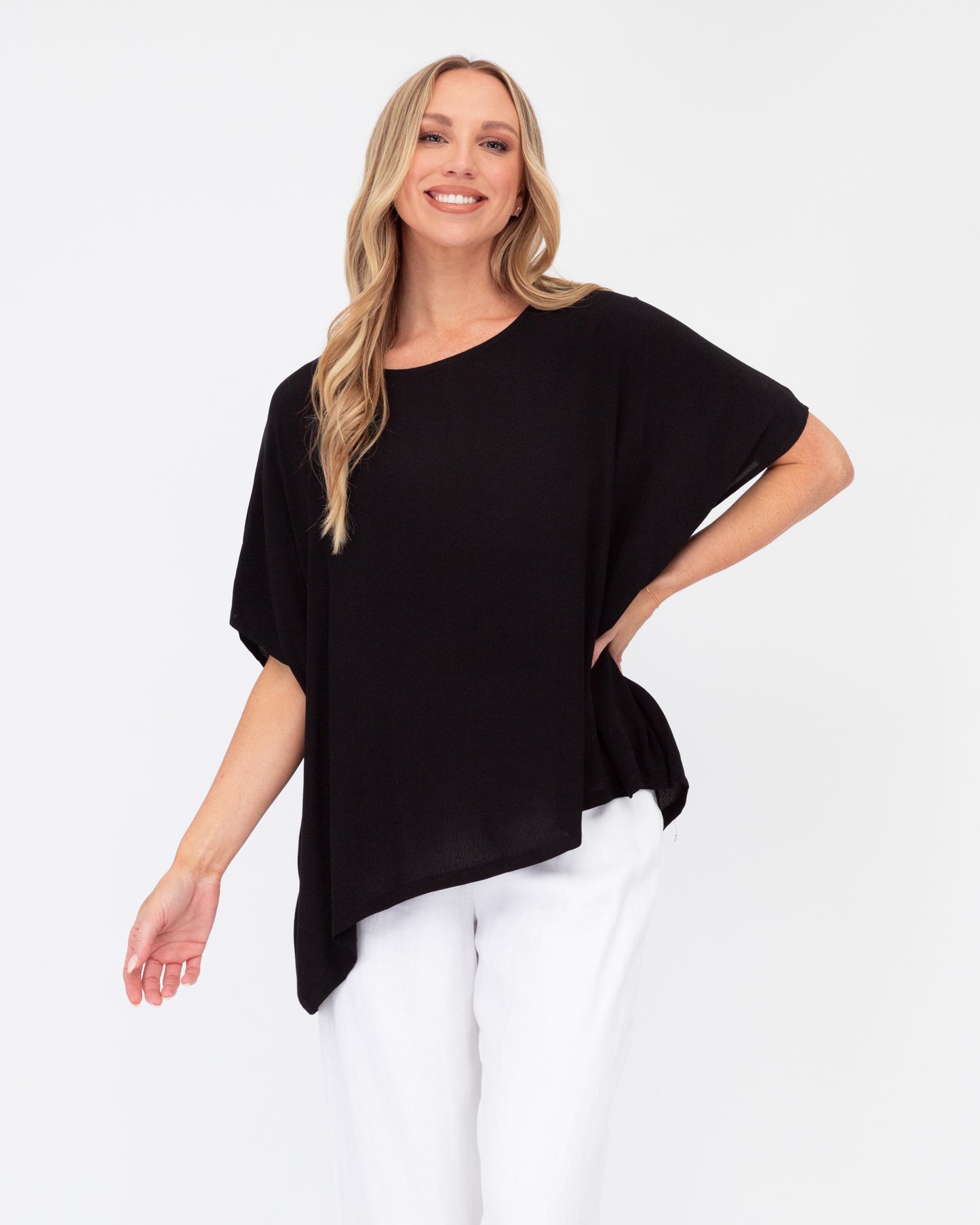 Label of Love | Oversized Top - Black