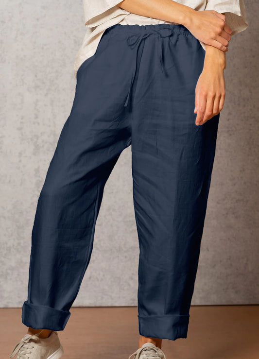 Noble Wilde Twill Pants - Navy