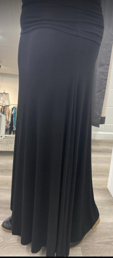 Suzy D - Kennedy Jersey Bias Cust Maxi Skirt