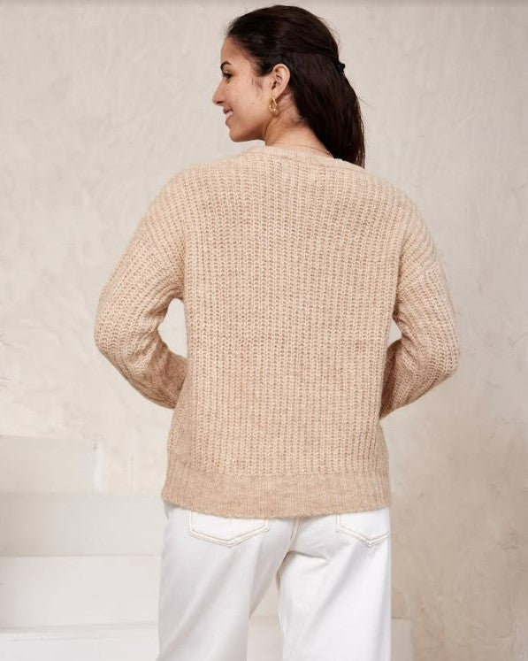 Iris Maxi - Iris Knit Jumper - Coffee