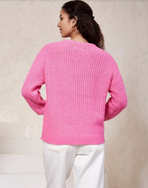 Iris Maxi - Iris Knit Jumper - Hot Pink