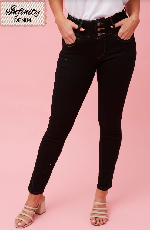 Infinity Denim | Denim Jegging - Black