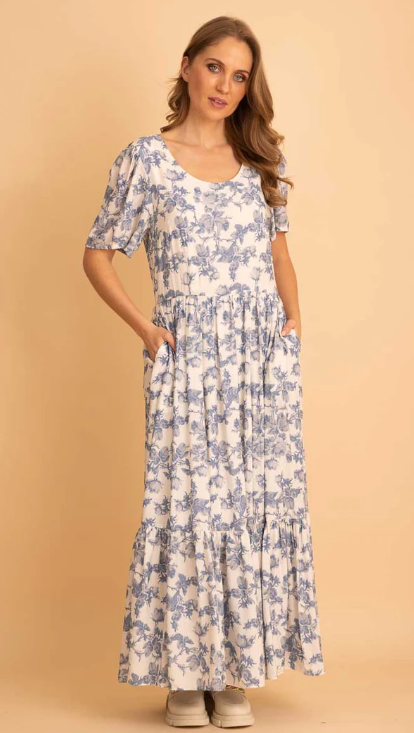 Augustine - Amaya | Olivia Maxi Vintage Blue