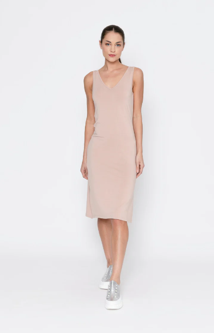 Two by Two | Essentials  Reversable Rayon Slip Full Length - Nude