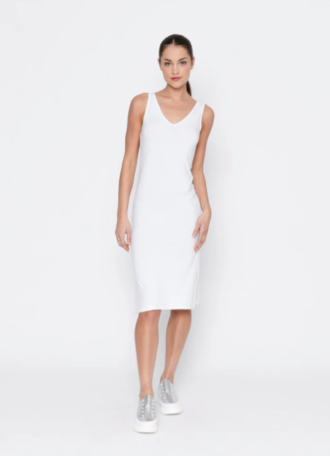 Two by Two | Essentials  Reversable Rayon Slip Full Length - White