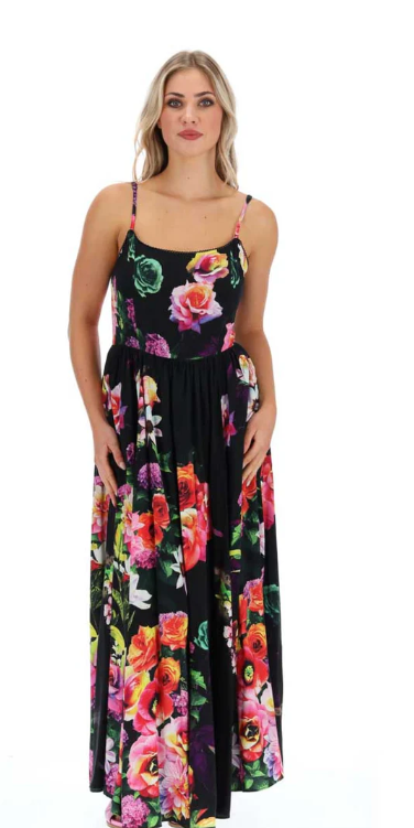 Augustine | Milne Dress Black Floral