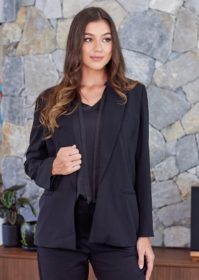 Freez | Eleanor Blazer - Black