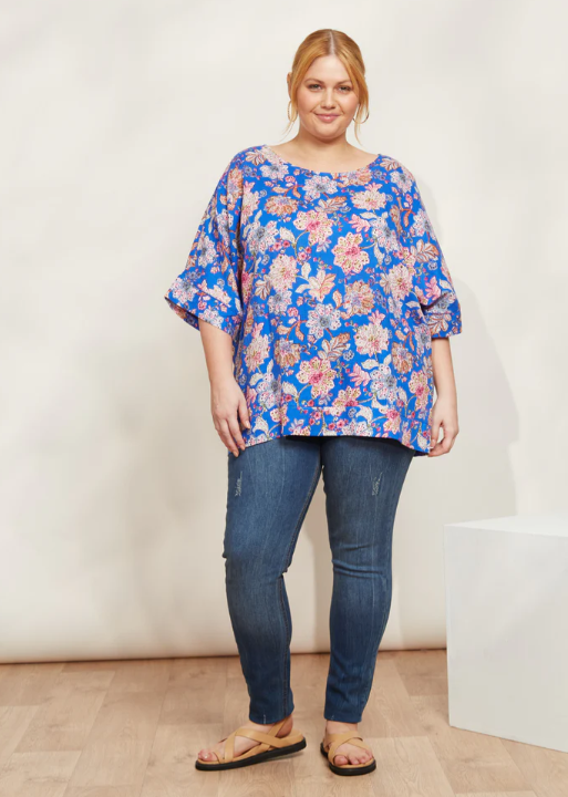 eb&ive | Seraphic Relaxed Top - Palme