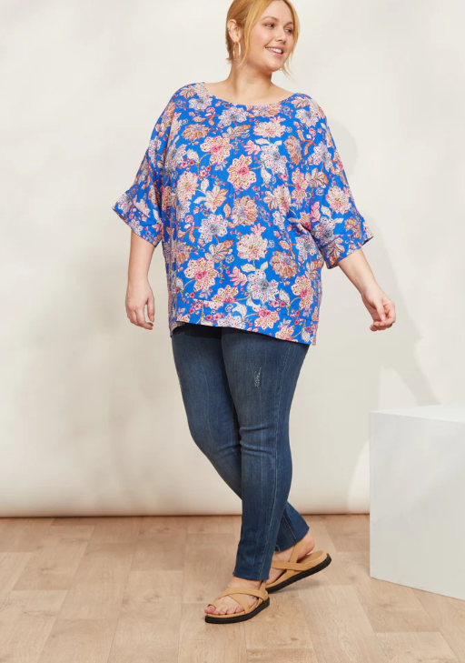 eb&ive | Seraphic Relaxed Top - Palme