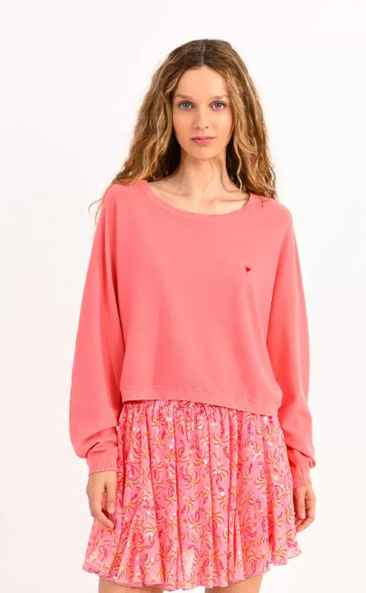 LILI SIDONIO | Crop Sweater - Pink