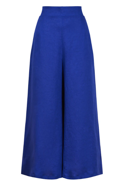 eb&ive | Halcyon Crop Pant - Cobalt