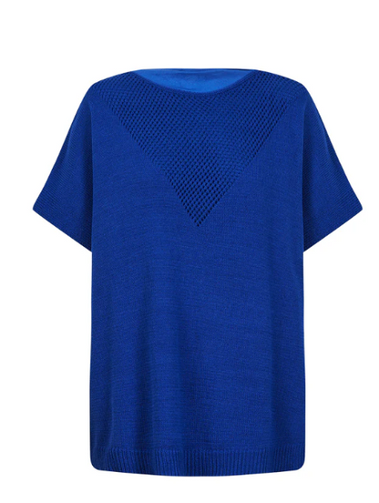 eb&ive | La Sable Knit Top - Cobalt