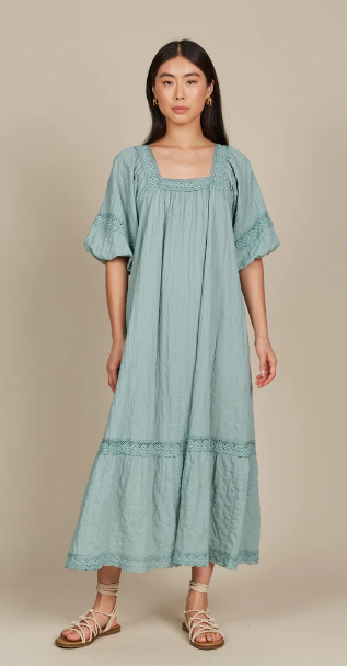 Isle of Mine | Fleur Maxi - Seafoam