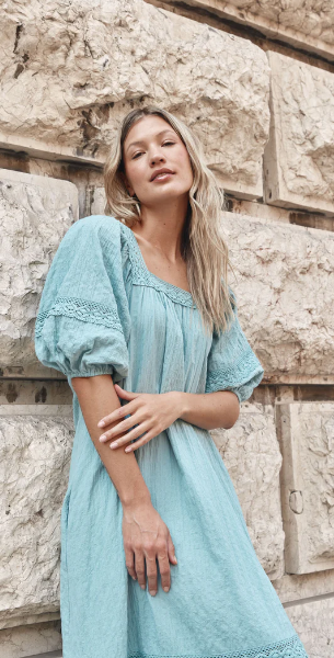 Isle of Mine | Fleur Maxi - Seafoam