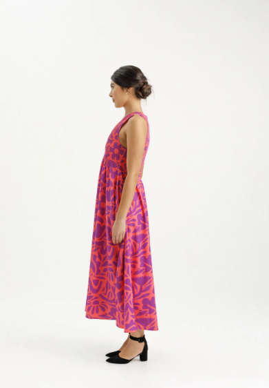 Homelee | Gwen Dress - Sunset Floral