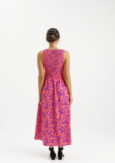 Homelee | Gwen Dress - Sunset Floral