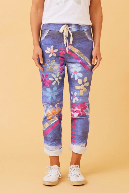 Caroline Morgan | Daisy Printed Pant