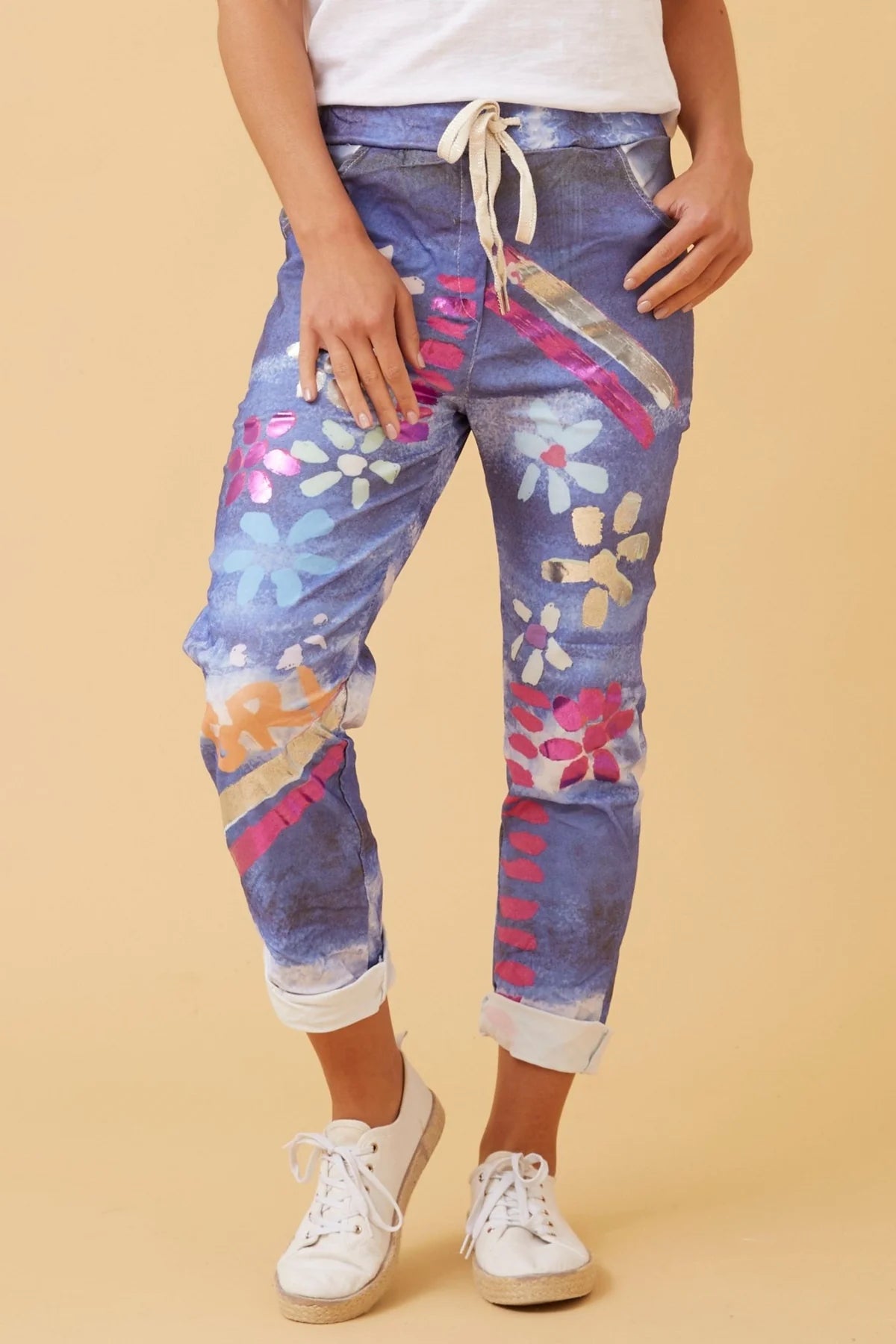 Caroline Morgan | Daisy Printed Pant