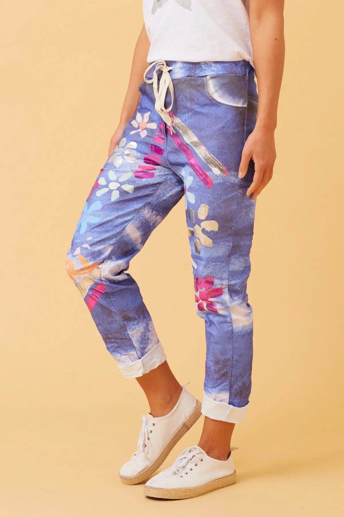 Caroline Morgan | Daisy Printed Pant