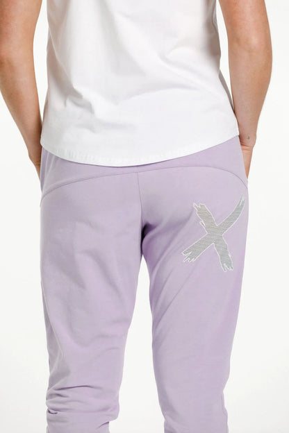 Homelee - Apartment Pants | Periwinkle with Stripe