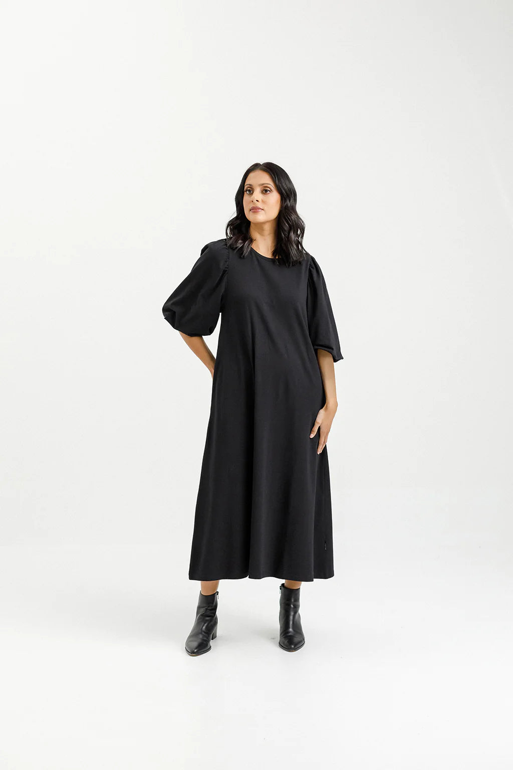 Homelee - Ivy Midi Dress | Black – Style358